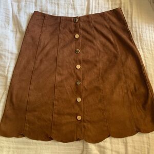Fall Velvet Skirt